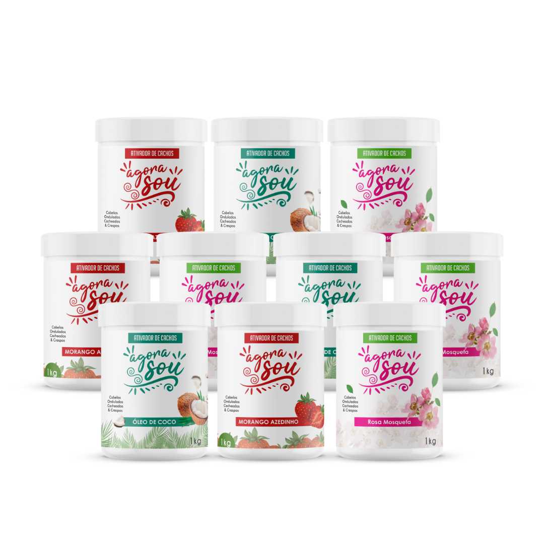 Kit 10 Ativadores de Cachos - Agora Sou