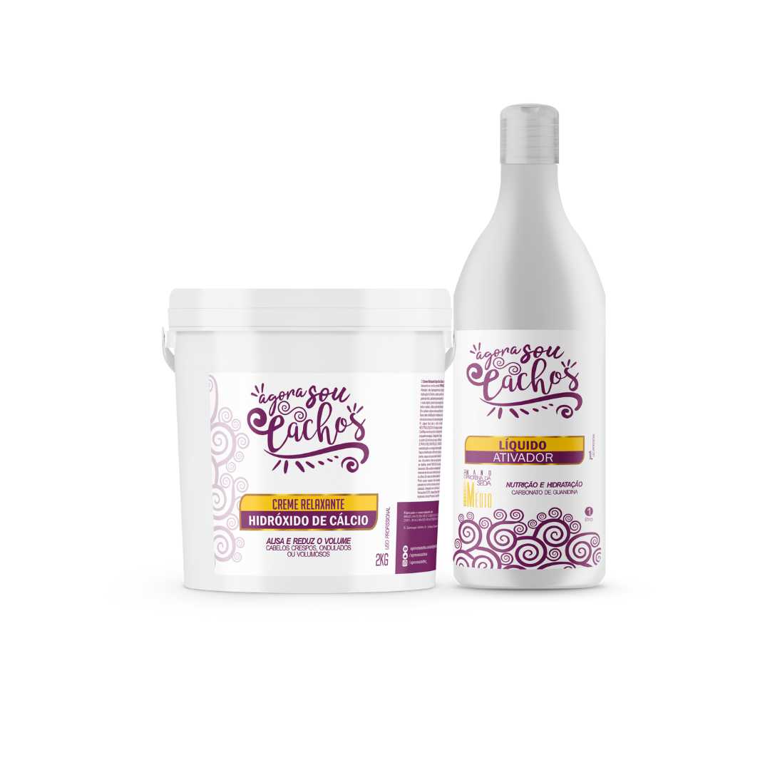 Kit Creme Relaxante Hidróxido De Cálcio 2kg - Agora Sou