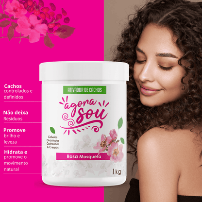 KIT CACHOS ESSENCIAL PLUS - Rosa Mosqueta