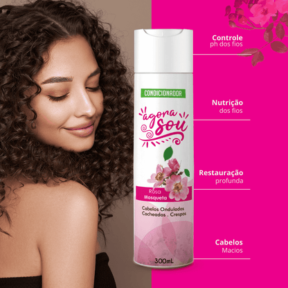 CONDICIONADOR CACHOS 300ml - Rosa Mosqueta