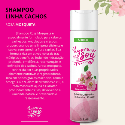 SHAMPOO CACHOS 300ml - Rosa Mosqueta