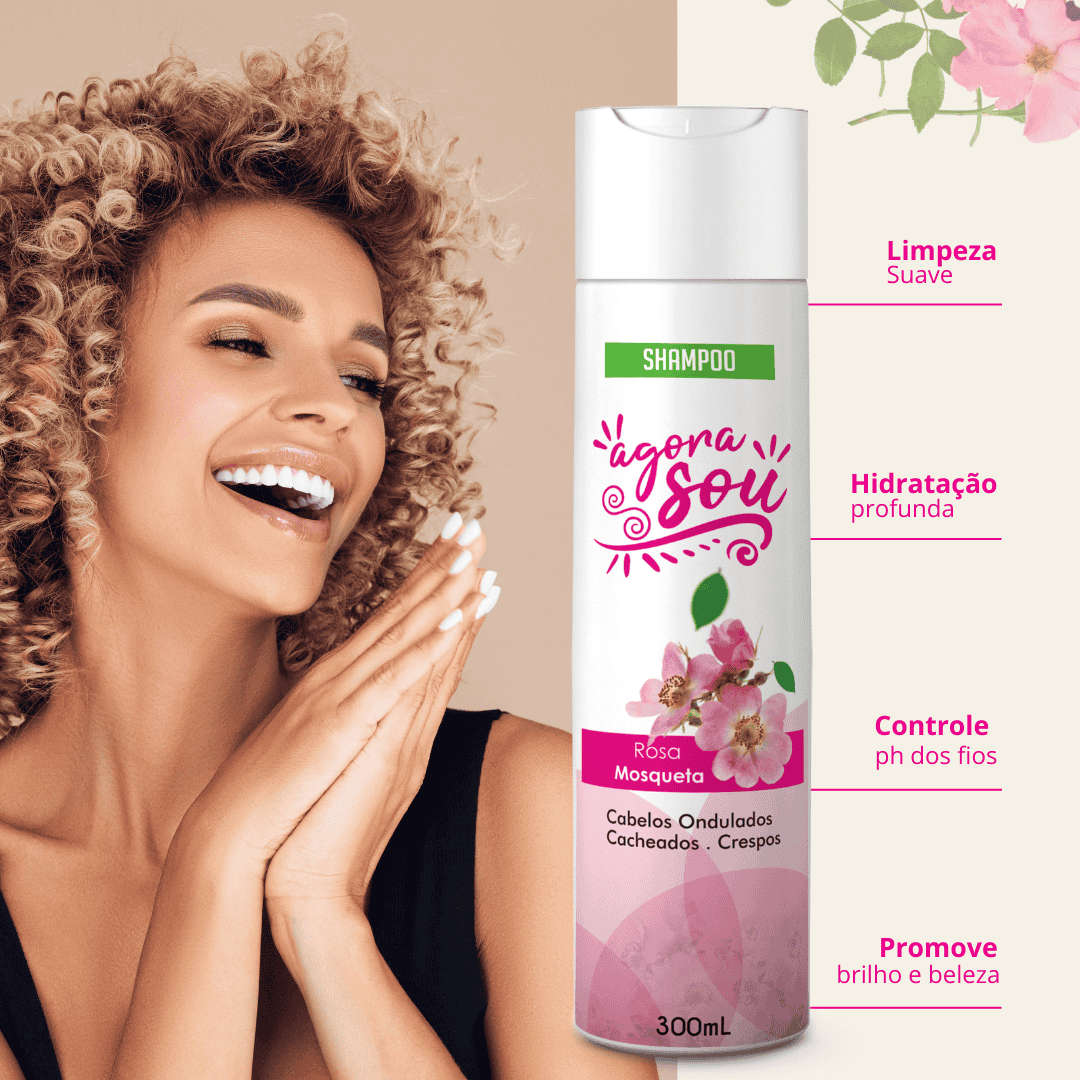 SHAMPOO CACHOS 300ml - Rosa Mosqueta