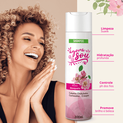 SHAMPOO CACHOS 300ml - Rosa Mosqueta