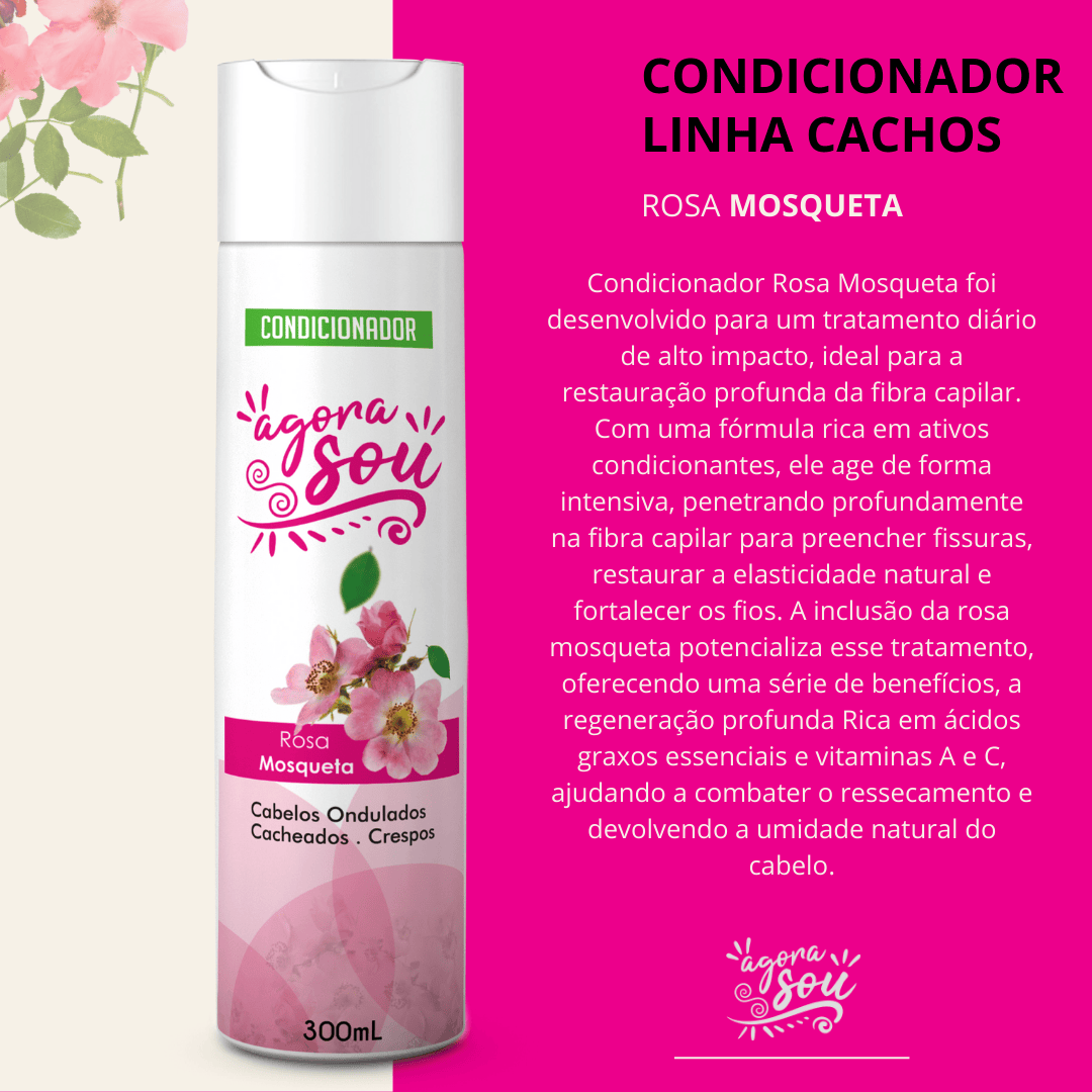 CONDICIONADOR CACHOS 300ml - Rosa Mosqueta