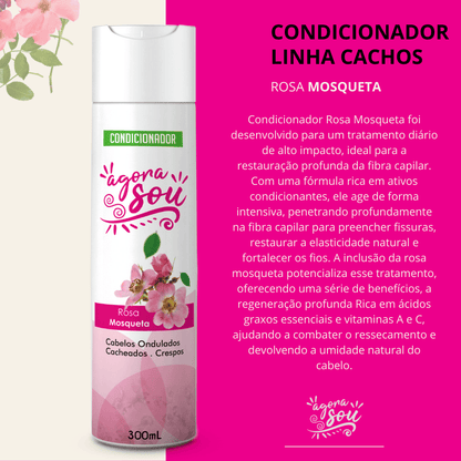 CONDICIONADOR CACHOS 300ml - Rosa Mosqueta