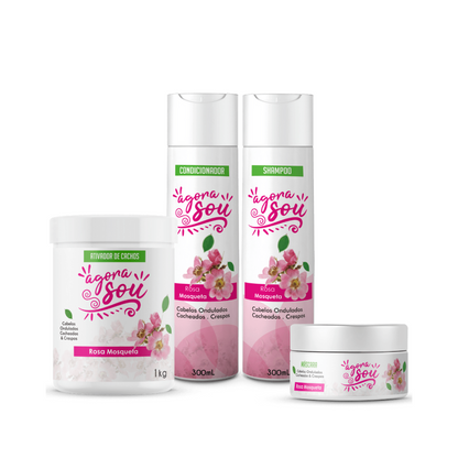 KIT CACHOS ESSENCIAL PLUS - Rosa Mosqueta
